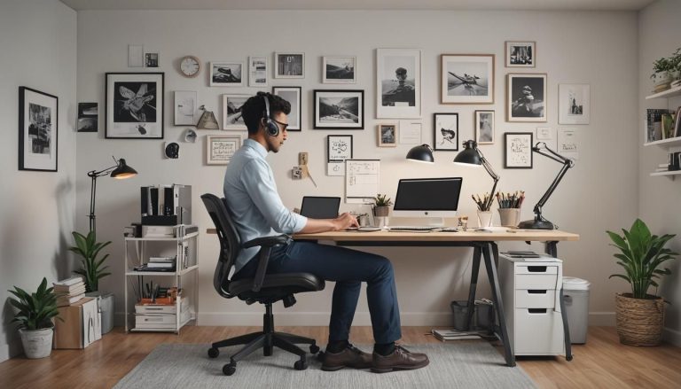 Comment créer un espace de travail ergonomique chez soi