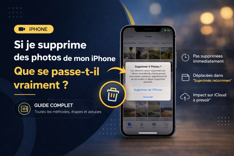 Si je supprime des photos de mon iPhone : Que se passe-t-il vraiment ?